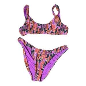 Victorias Secret two pc bikini  Smocked Textured‎ sz M Excellent condition!